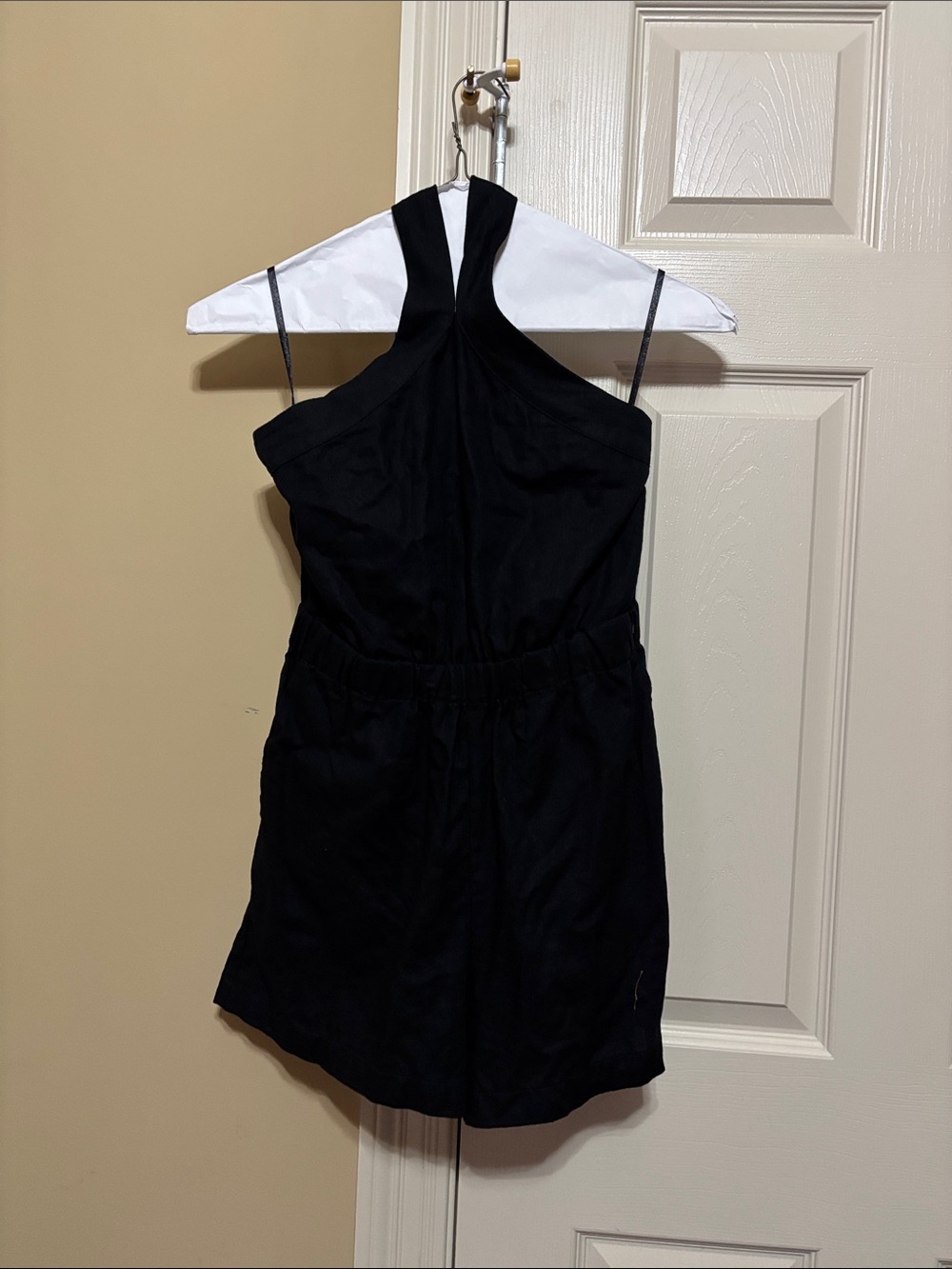 LOFT Black Halter Mini Dress